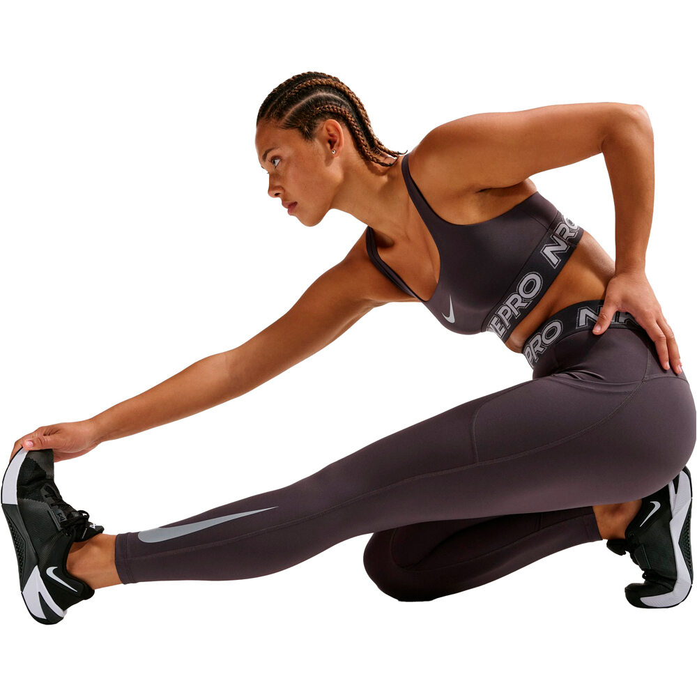 Nike pantalones y mallas largas fitness mujer W NP 365 MR 7/8 TGHT TT A GRX 04