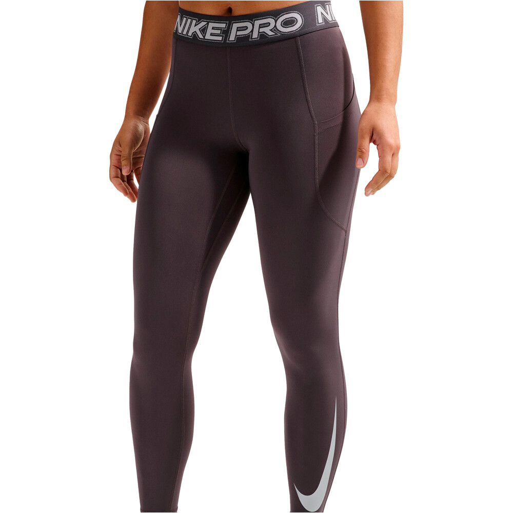Nike pantalones y mallas largas fitness mujer W NP 365 MR 7/8 TGHT TT A GRX vista detalle