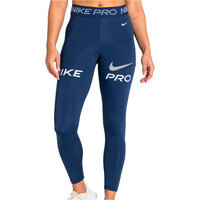 Nike pantalones y mallas largas fitness mujer W NP 365 MR 7/8 TIGHT TT GRX vista frontal