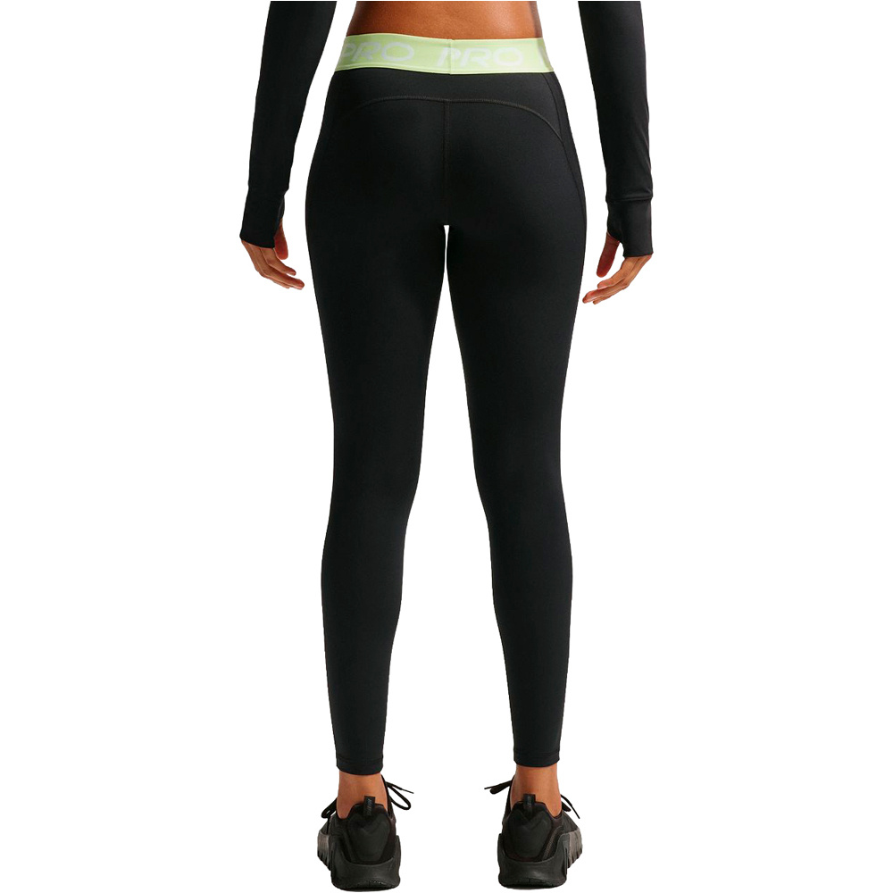 Nike pantalones y mallas largas fitness mujer W NP DF 365 MR TIGHT USM vista trasera