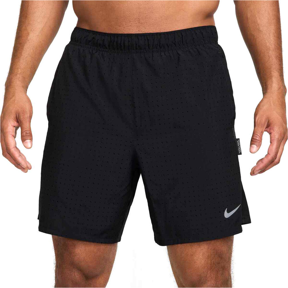 Nike pantaloneta técnica hombre M NK DF BRTHE CHLLNGR 7IN 2-1 vista frontal