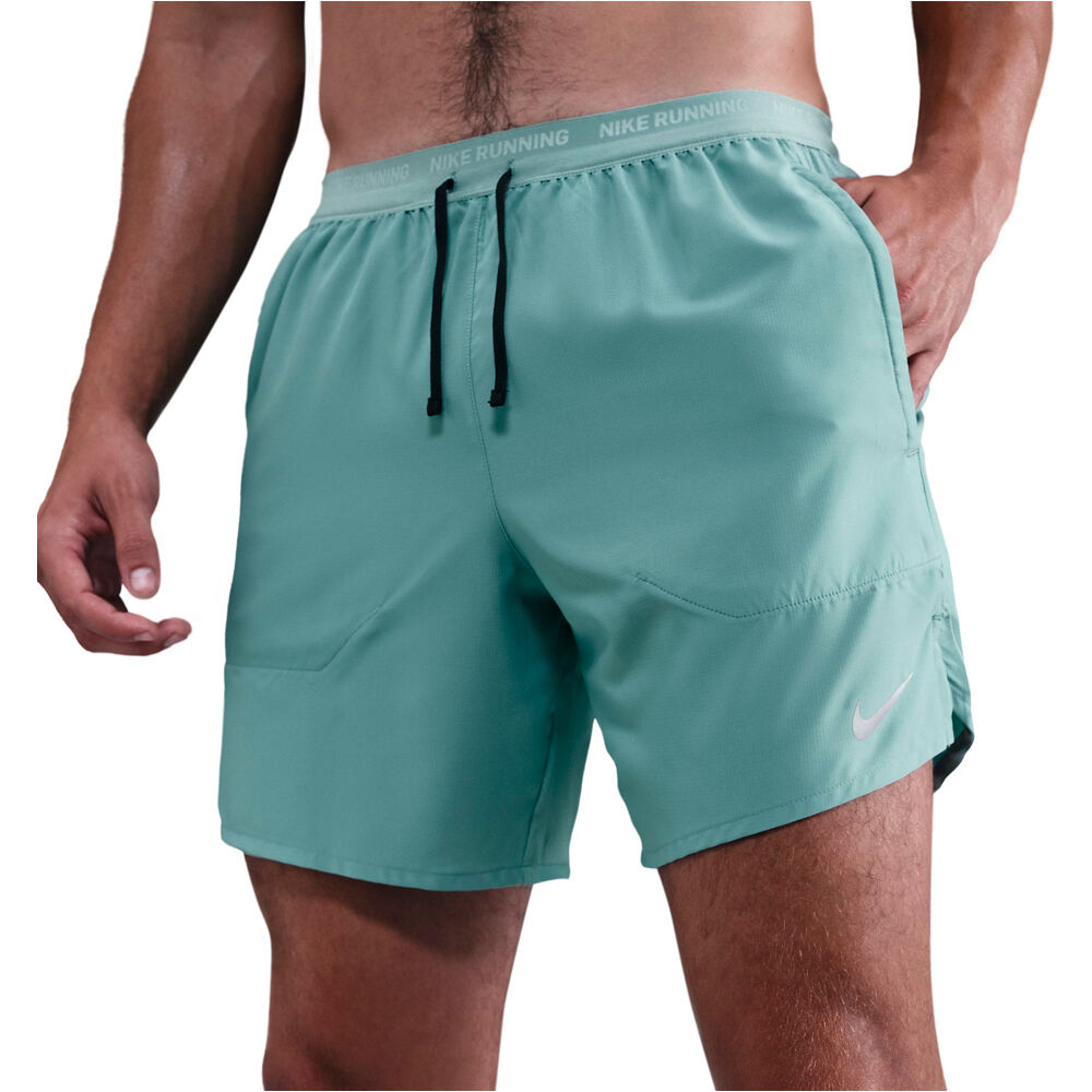 Nike pantaloneta técnica hombre M NK DF STRIDE 7IN BF SHRT vista frontal