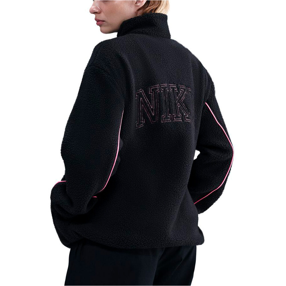 Nike polar mujer W NSW SHERPA FULL ZIP JKT vista trasera