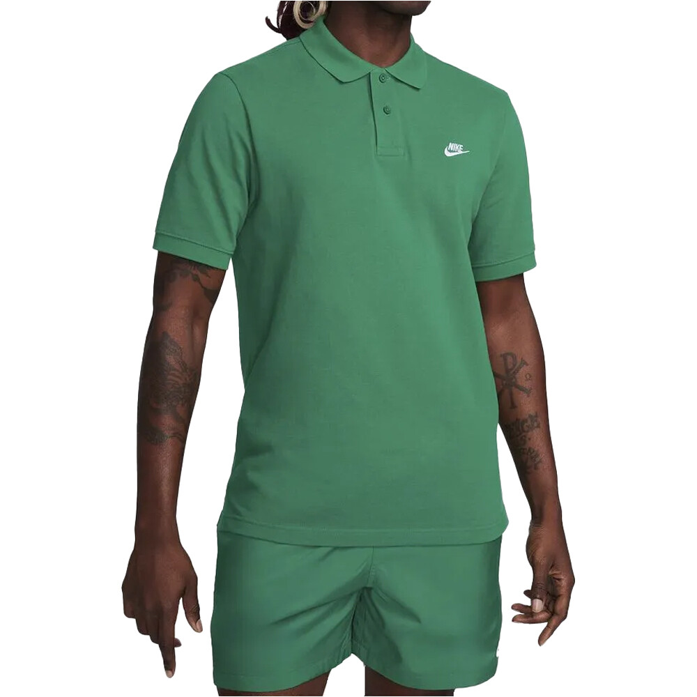 Nike polo manga corta hombre M NK CLUB SS POLO PIQUE vista frontal