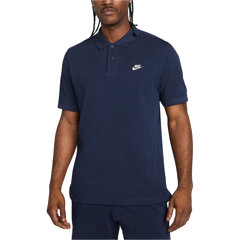 Nike polo manga corta hombre M NK CLUB SS POLO PIQUE vista frontal