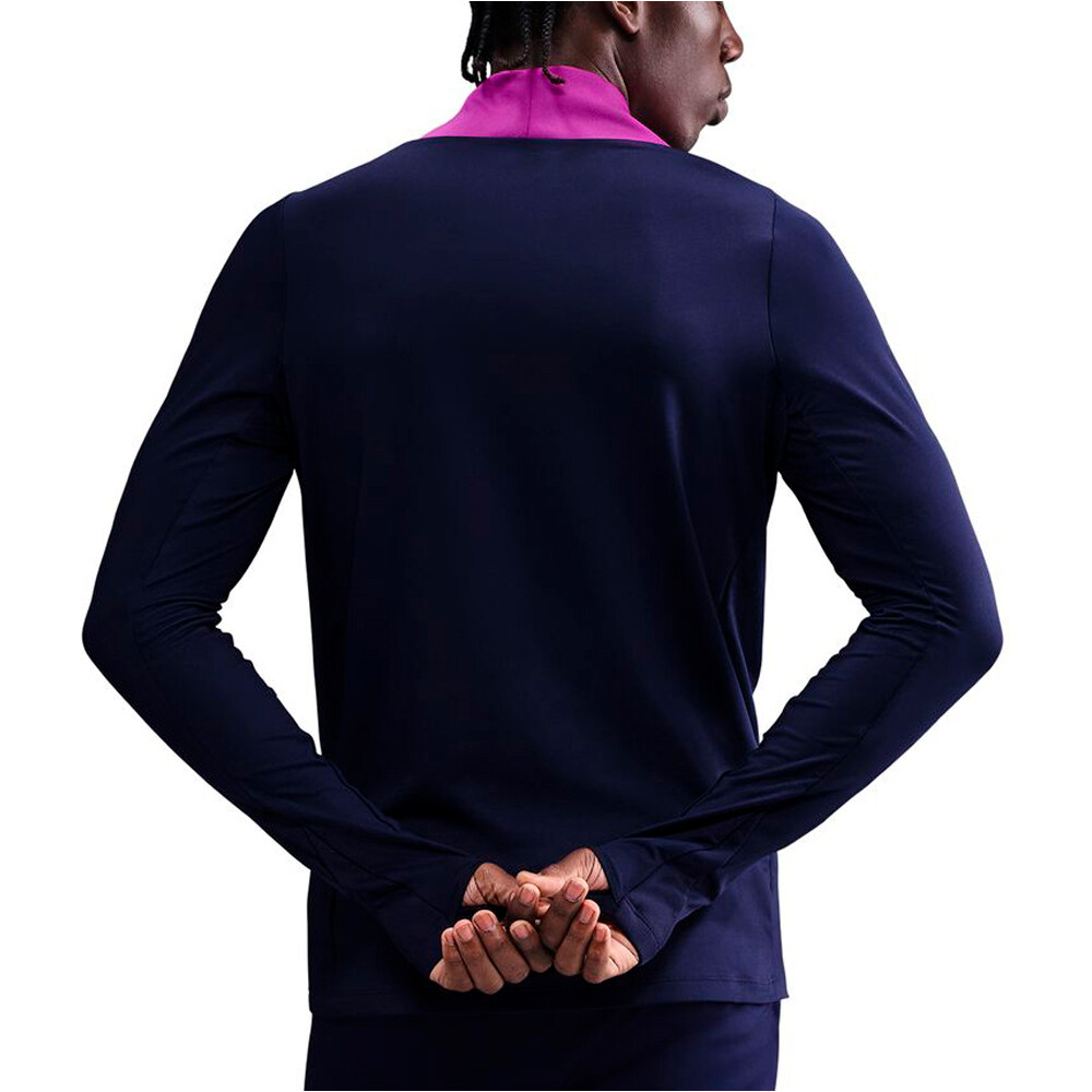 Nike sudadera entrenamiento fútbol BARCELONA 26 M NK DF STRK DRIL TOP K MOOS vista trasera