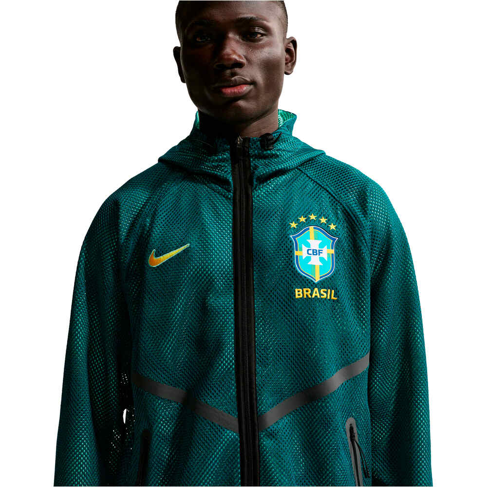 Nike sudadera entrenamiento fútbol BRASIL 26 M NK DF KMC NTL ANT JKT vista detalle