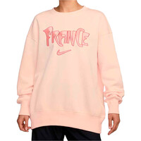 Nike sudadera entrenamiento fútbol FRANCIA 25 W NSW PHNX FLC OS CREW vista frontal