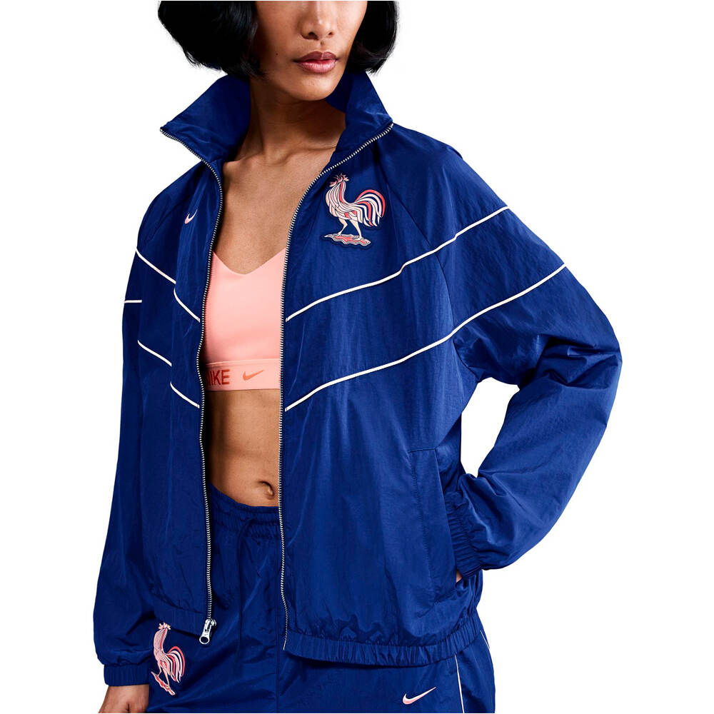 Nike sudadera entrenamiento fútbol FRANCIA 25 W NSW UV WVN NK WR JKT vista frontal