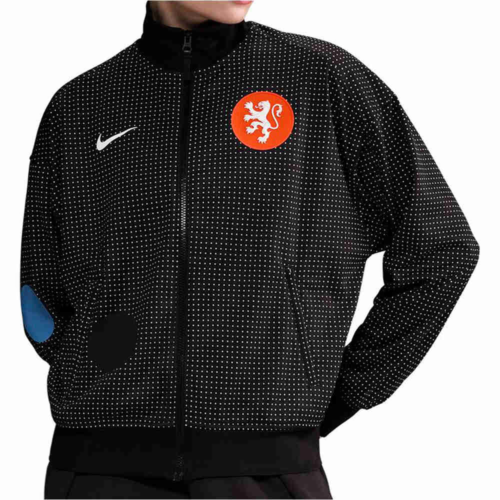 Nike sudadera entrenamiento fútbol HOLANDA 25 WNK DF ACDPR ANTHM JKT K vista frontal
