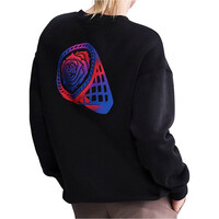 Nike sudadera entrenamiento fútbol INGLATERRA 25 W NSW PHNX FLC OS CREW vista trasera