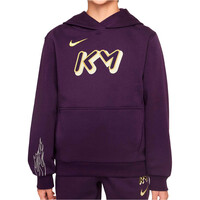 Nike sudadera entrenamiento fútbol niño KM K NK CLUB FLC HDY -PD vista frontal