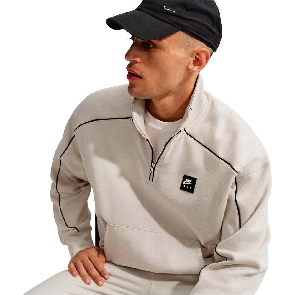 Nike sudadera hombre M NK AIR BB FLC QZ 04