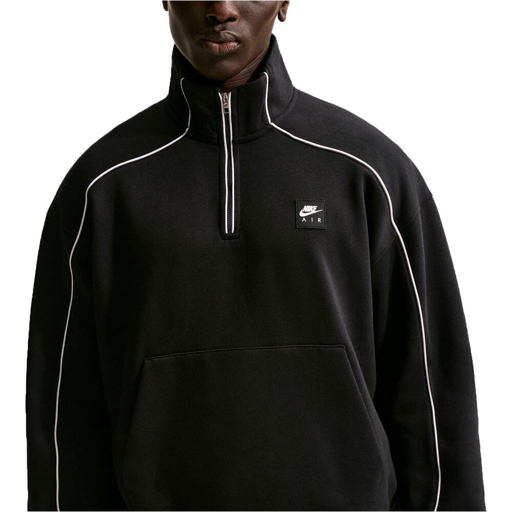 Nike sudadera hombre M NK AIR BB FLC QZ vista detalle