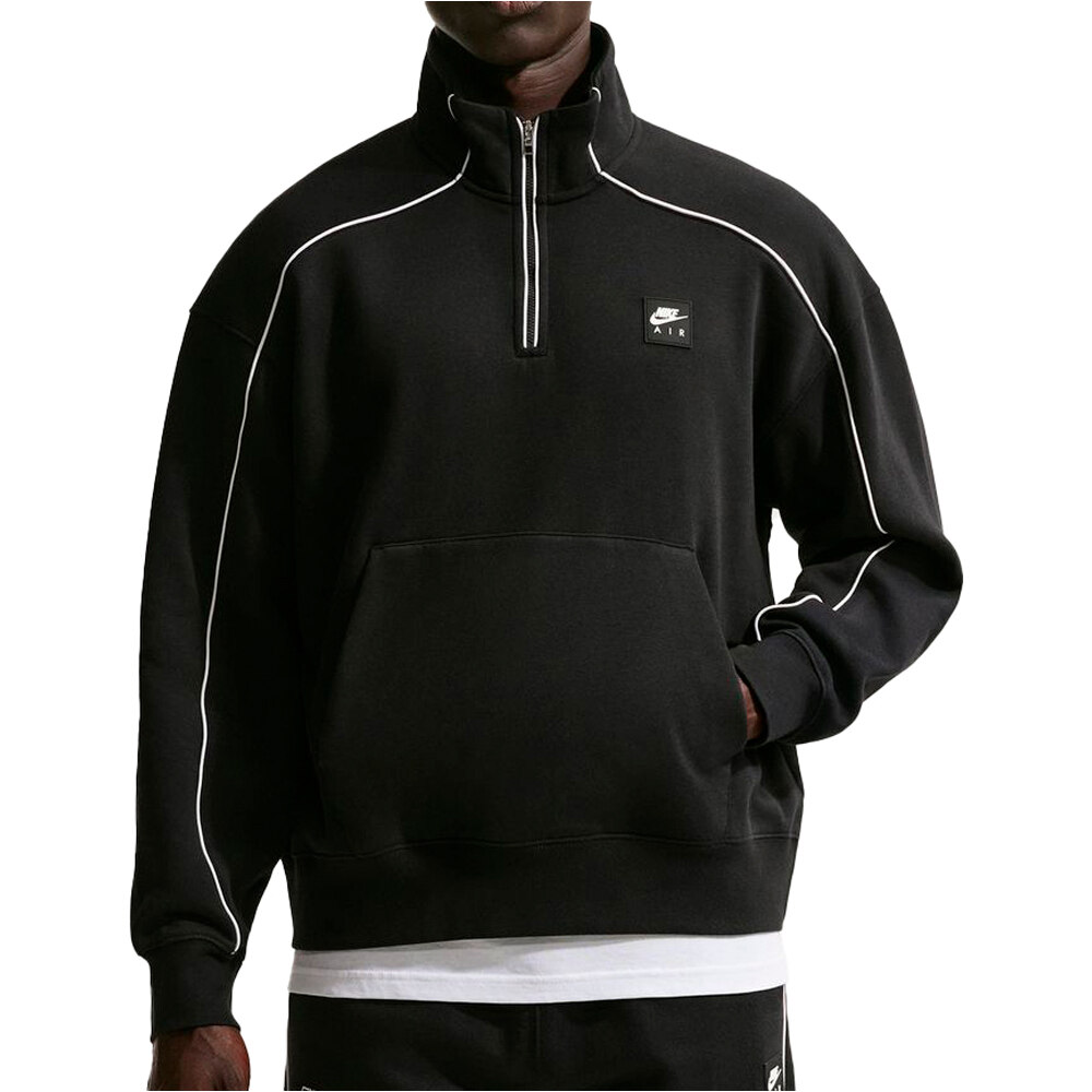 Nike sudadera hombre M NK AIR BB FLC QZ vista frontal