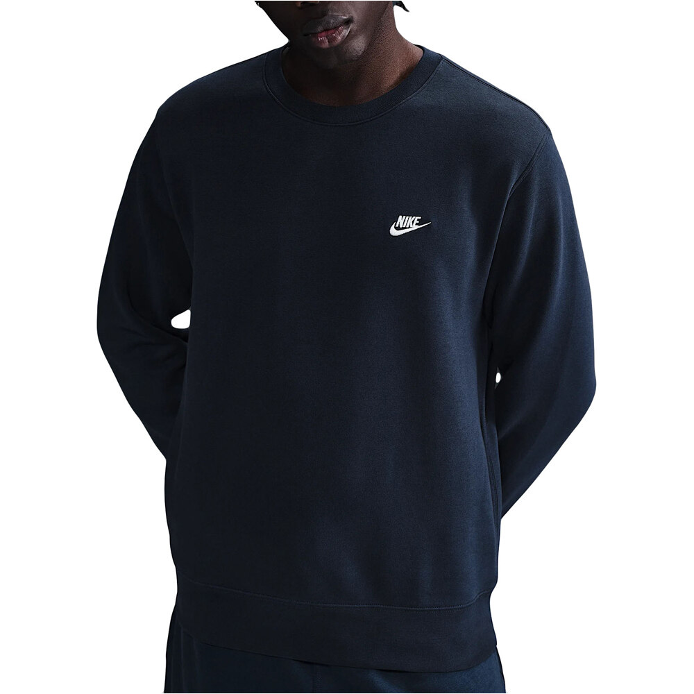 Nike sudadera hombre M NK CLUB BB CREW vista frontal