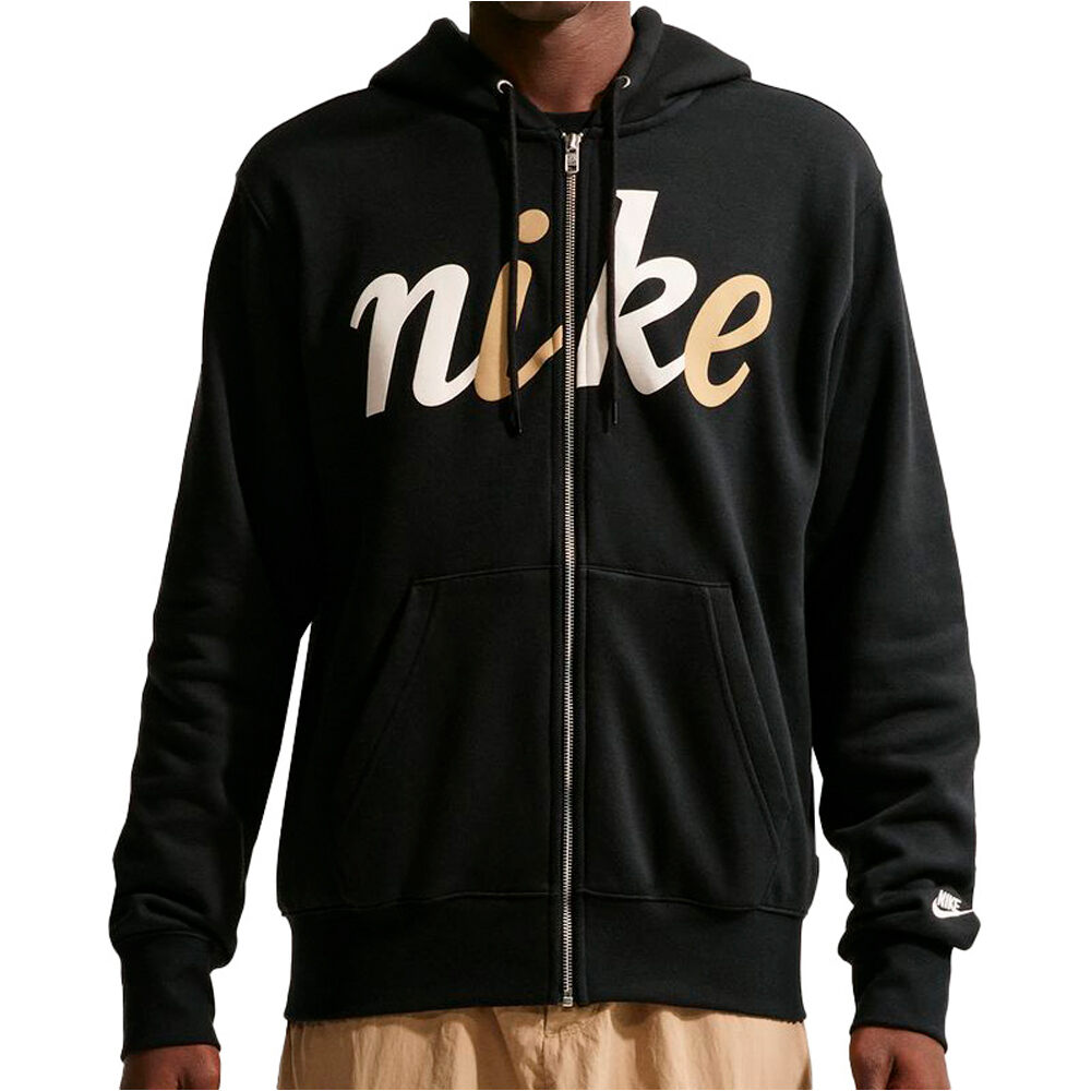 Nike sudadera hombre M NK CLUB BB FZ HOOD CTB vista frontal