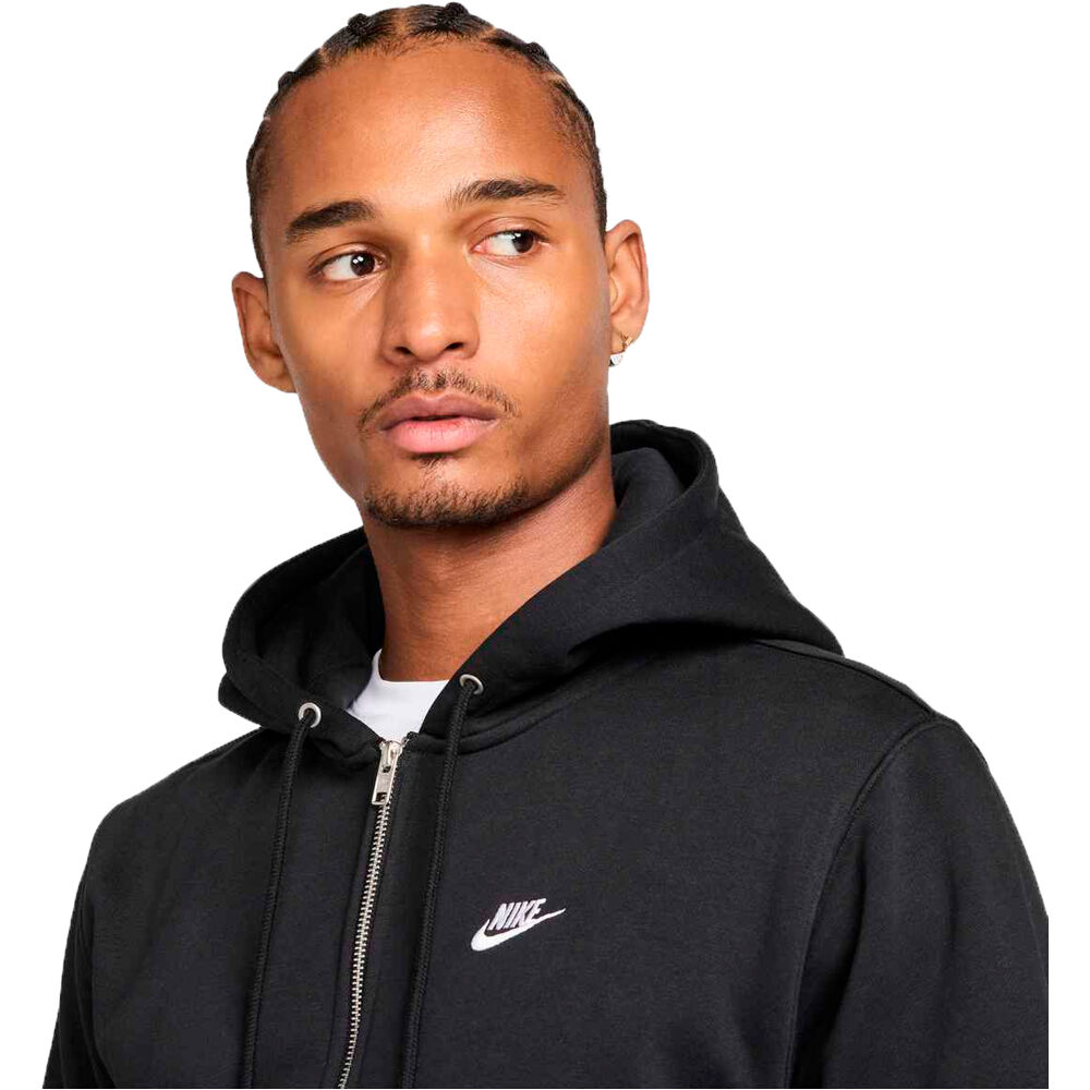 Nike sudadera hombre M NK CLUB BB FZ HOODIE vista detalle