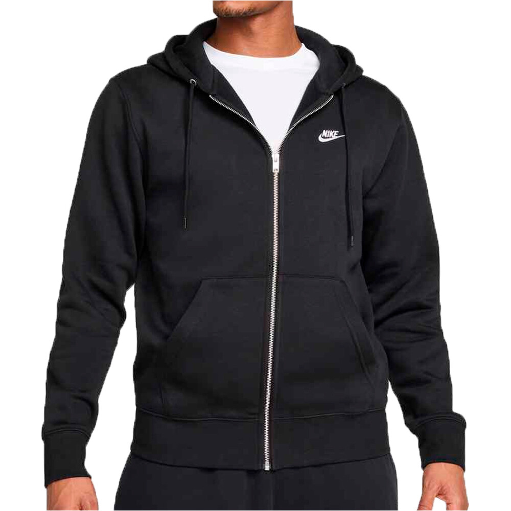 Nike sudadera hombre M NK CLUB BB FZ HOODIE vista frontal
