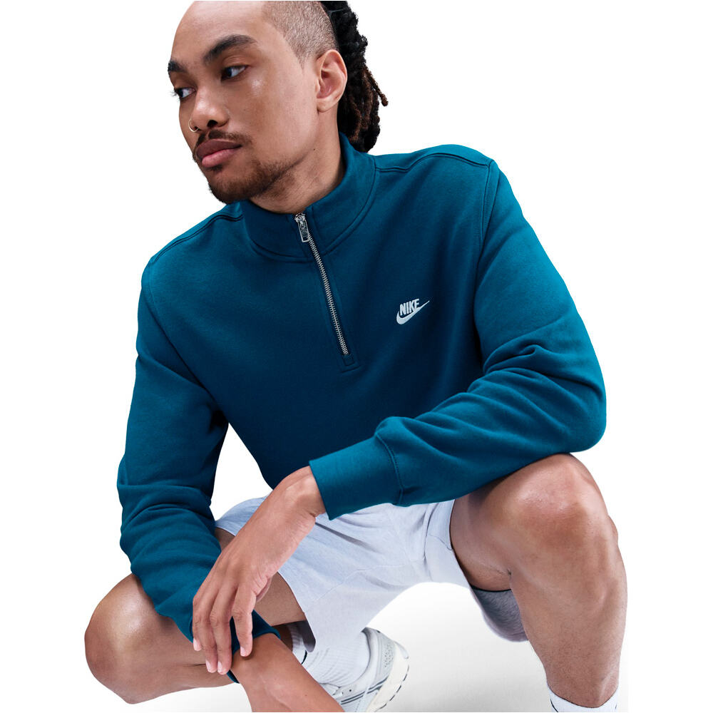 Nike sudadera hombre M NK CLUB BB HZ TOP 04