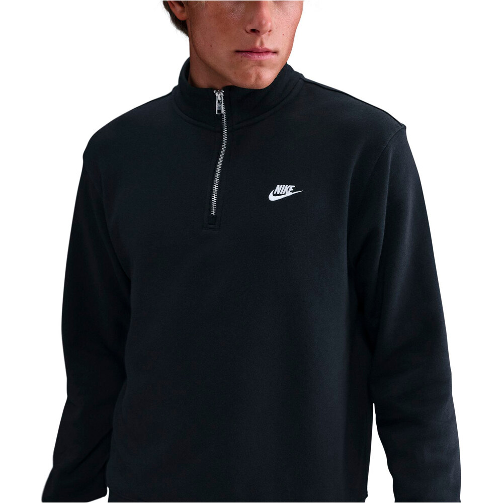 Nike sudadera hombre M NK CLUB BB HZ TOP vista detalle