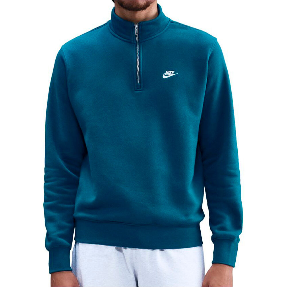 Nike sudadera hombre M NK CLUB BB HZ TOP vista frontal