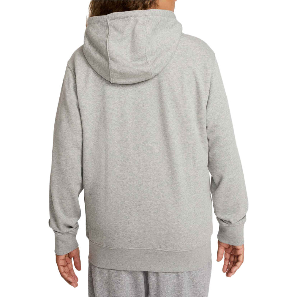 Nike sudadera hombre M NK CLUB FT FZ HOODIE vista trasera