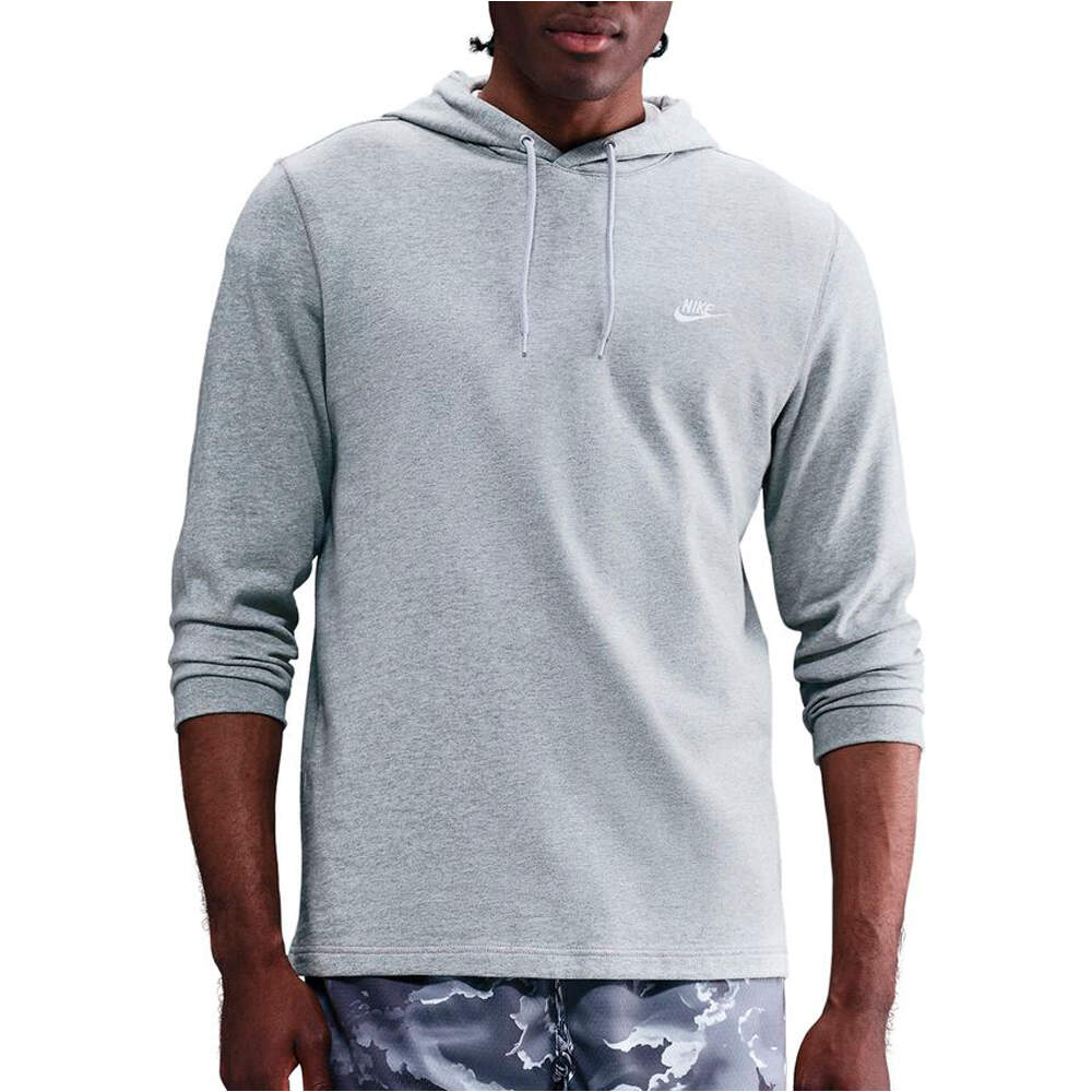 Nike sudadera hombre M NK CLUB KNIT PO HOODIE vista frontal