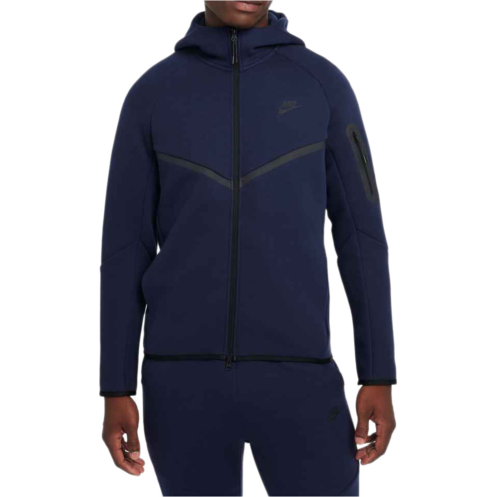 Nike sudadera hombre M NK TCH FLC FZ WR HOODIE vista frontal
