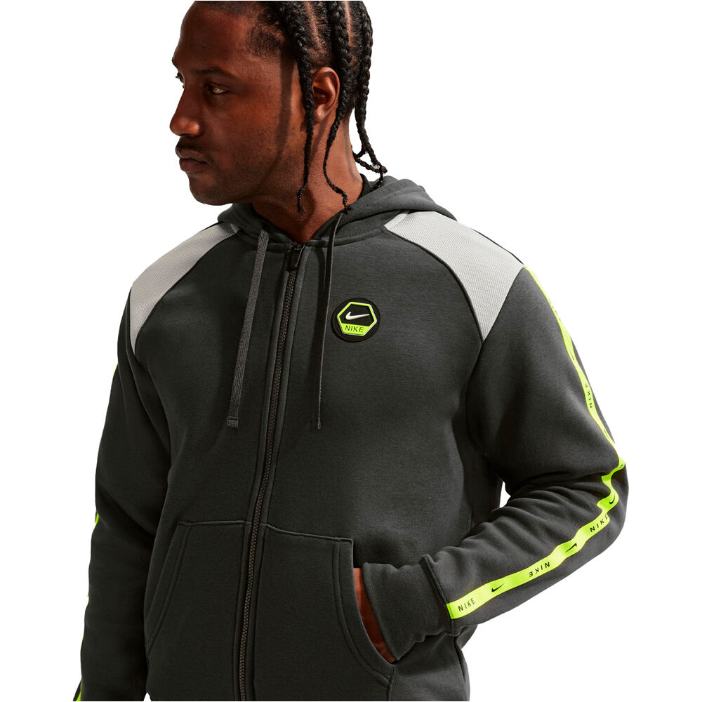 Nike sudadera hombre M NSW CS HOODY FLC BB vista detalle
