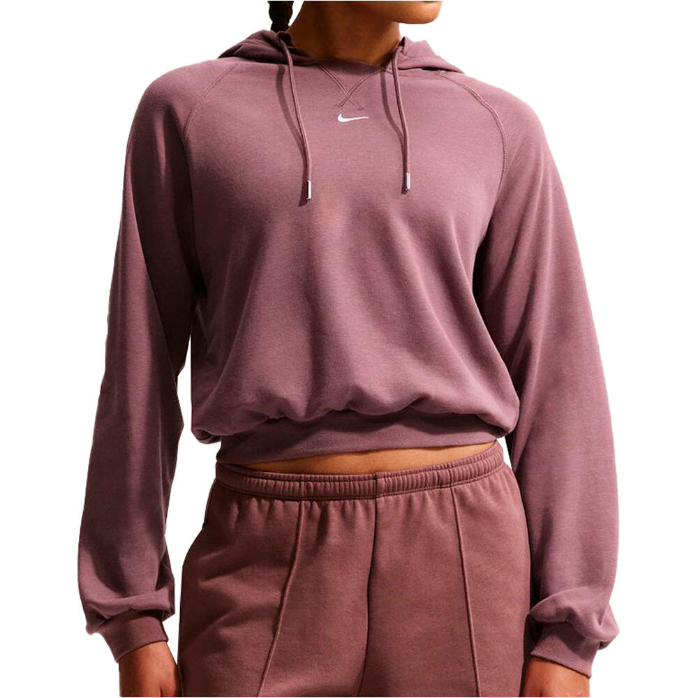 Nike sudadera mujer W NSW CHILL FT HOODY vista frontal