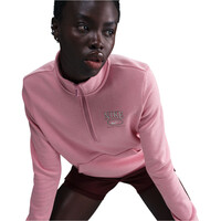 Nike sudadera mujer W NSW CLUB FLC MOCK GX QZ TOP 04