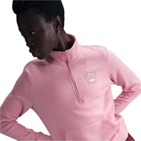 Nike sudadera mujer W NSW CLUB FLC MOCK GX QZ TOP vista detalle