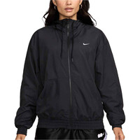 Nike sudadera mujer W NSW ESSNTL UV WVN JKT HD vista frontal