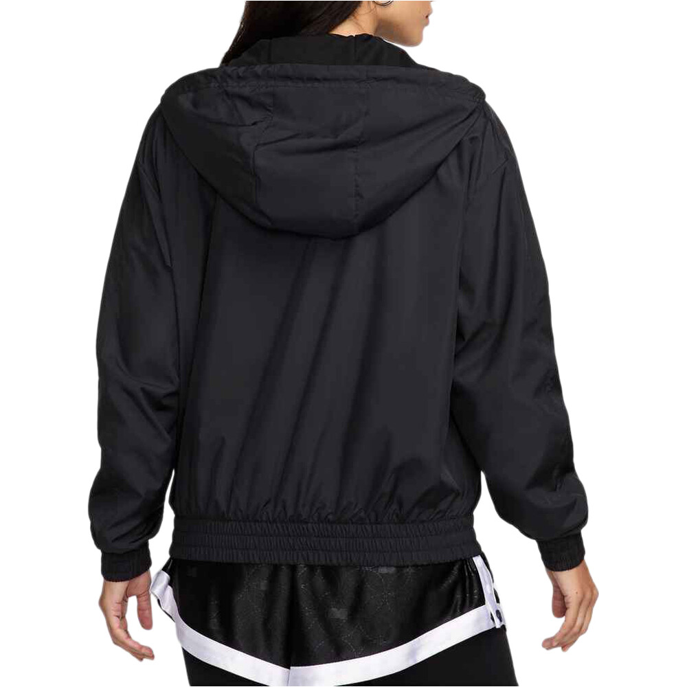 Nike sudadera mujer W NSW ESSNTL UV WVN JKT HD vista trasera