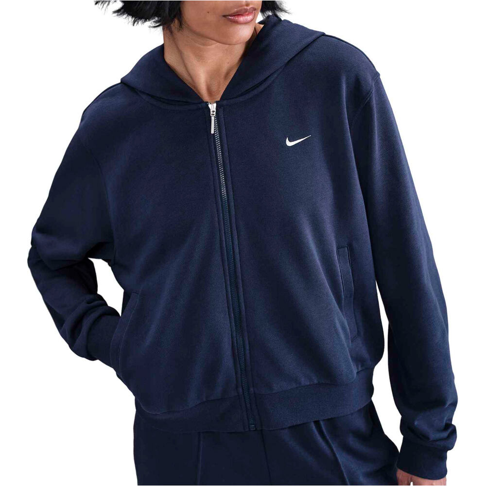 Nike sudadera mujer W NSW NK CHLL FT FZ HDY vista frontal