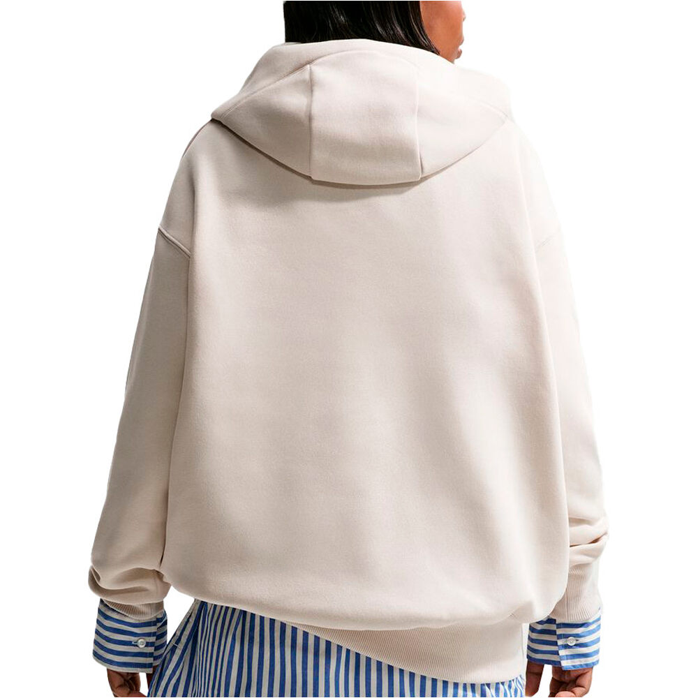 Nike sudadera mujer W NSW PHNX FLC OS LOGO HDY vista trasera