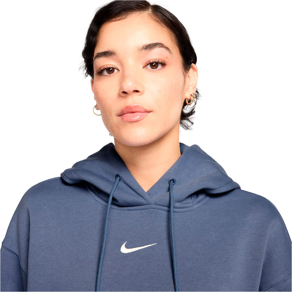 Nike sudadera mujer W NSW PHNX FLC OS PO HOODIE vista detalle