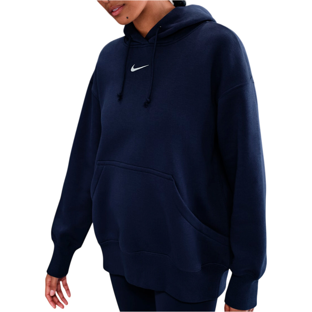 Nike sudadera mujer W NSW PHNX FLC OS PO HOODIE vista frontal