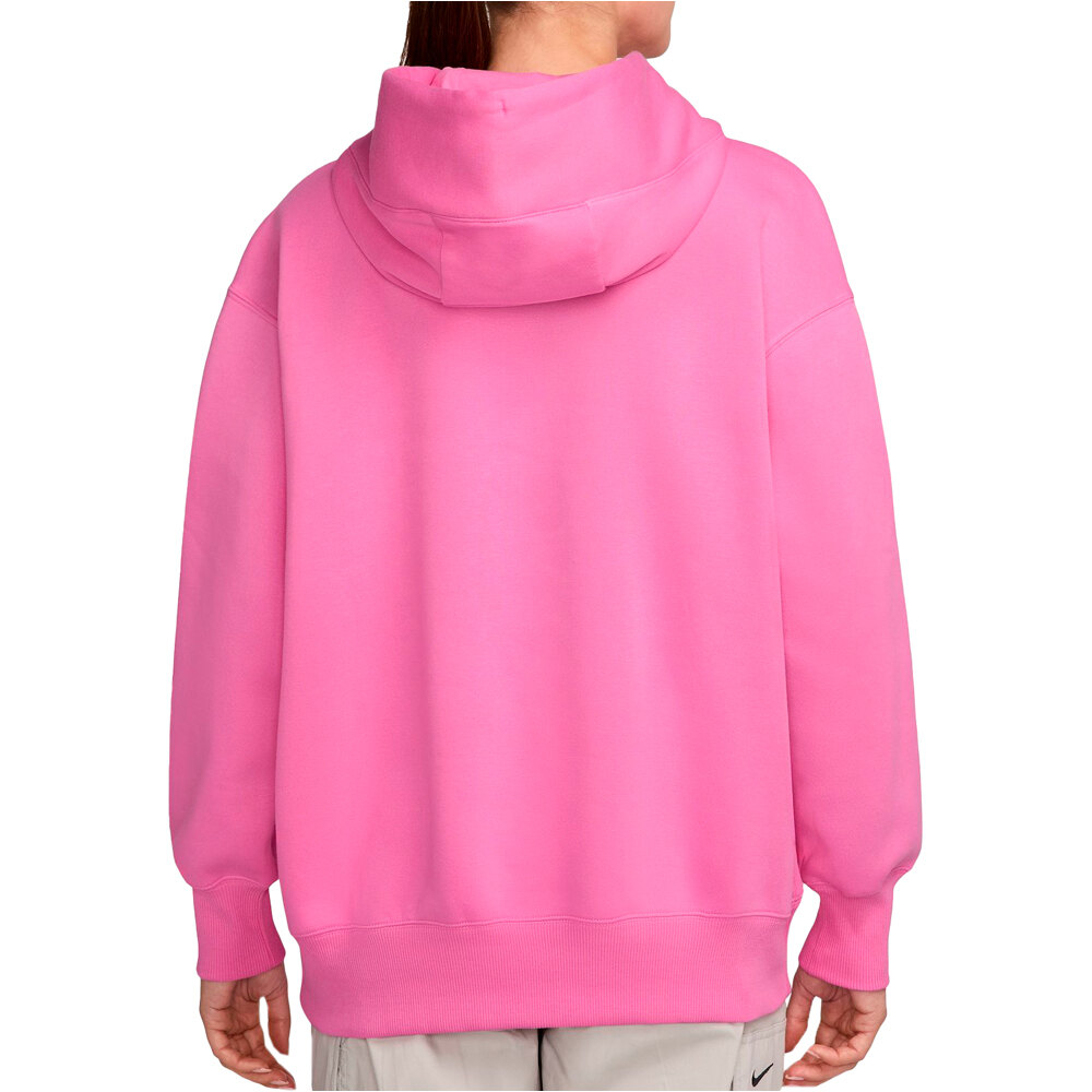 Nike sudadera mujer W NSW PHNX FLC OS PO HOODIE vista trasera
