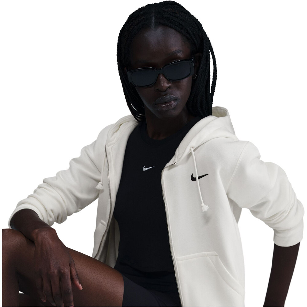 Nike sudadera mujer W NSW PHNX FLC STD FZ HDY vista detalle