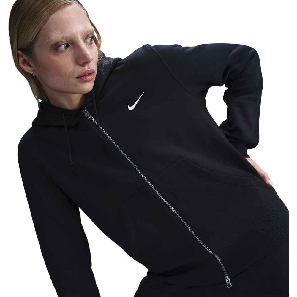 Nike sudadera mujer W NSW PHNX FLC STD FZ HDY vista detalle
