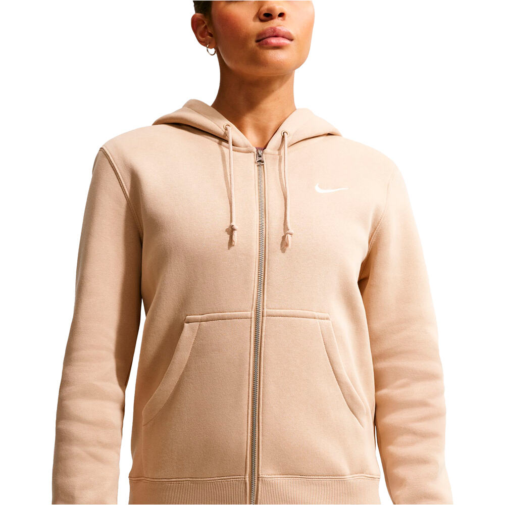 Nike sudadera mujer W NSW PHNX FLC STD FZ HDY vista detalle