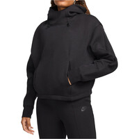 Nike sudadera mujer W NSW TCH FLC OS HDY vista frontal