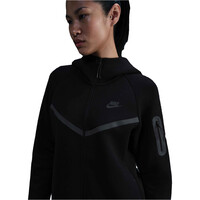 Nike sudadera mujer W NSW TCH FLC WR FZ HDY 2 vista detalle