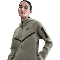 Nike sudadera mujer W NSW TCH FLC WR FZ HDY 2 vista detalle