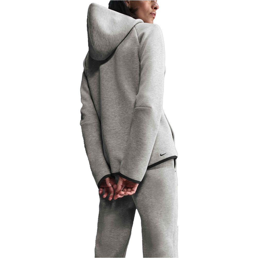 Nike sudadera mujer W NSW TCH FLC WR FZ HDY 2 vista trasera