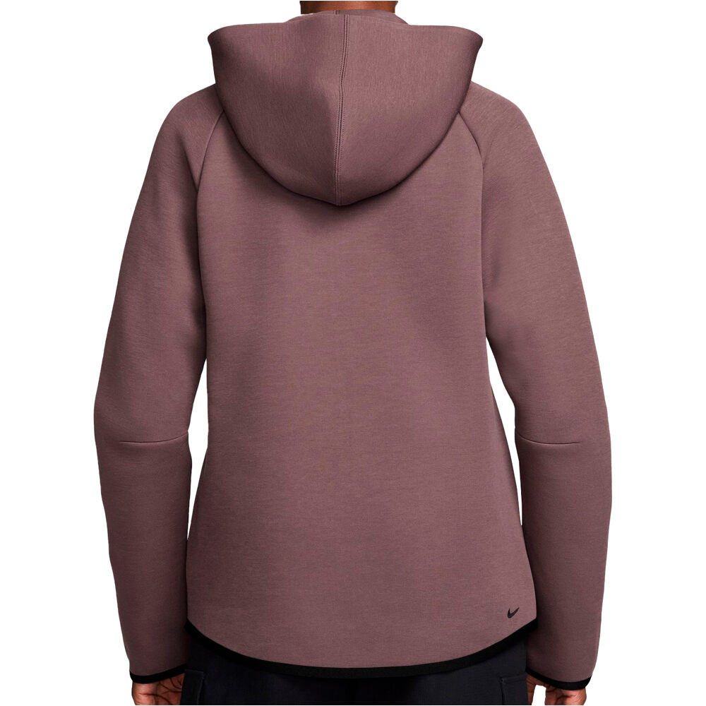 Nike sudadera mujer W NSW TCH FLC WR FZ HDY 2 vista trasera