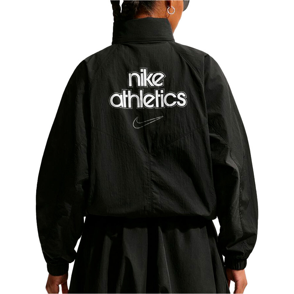 Nike sudadera mujer W NSW WVN JACKET GLS vista trasera