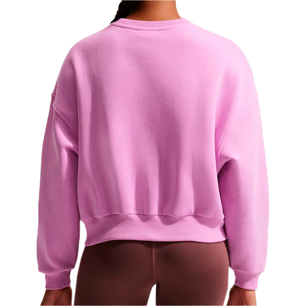 Nike sudadera niña G NSW CLUB FLC BXY CREW GFX vista trasera